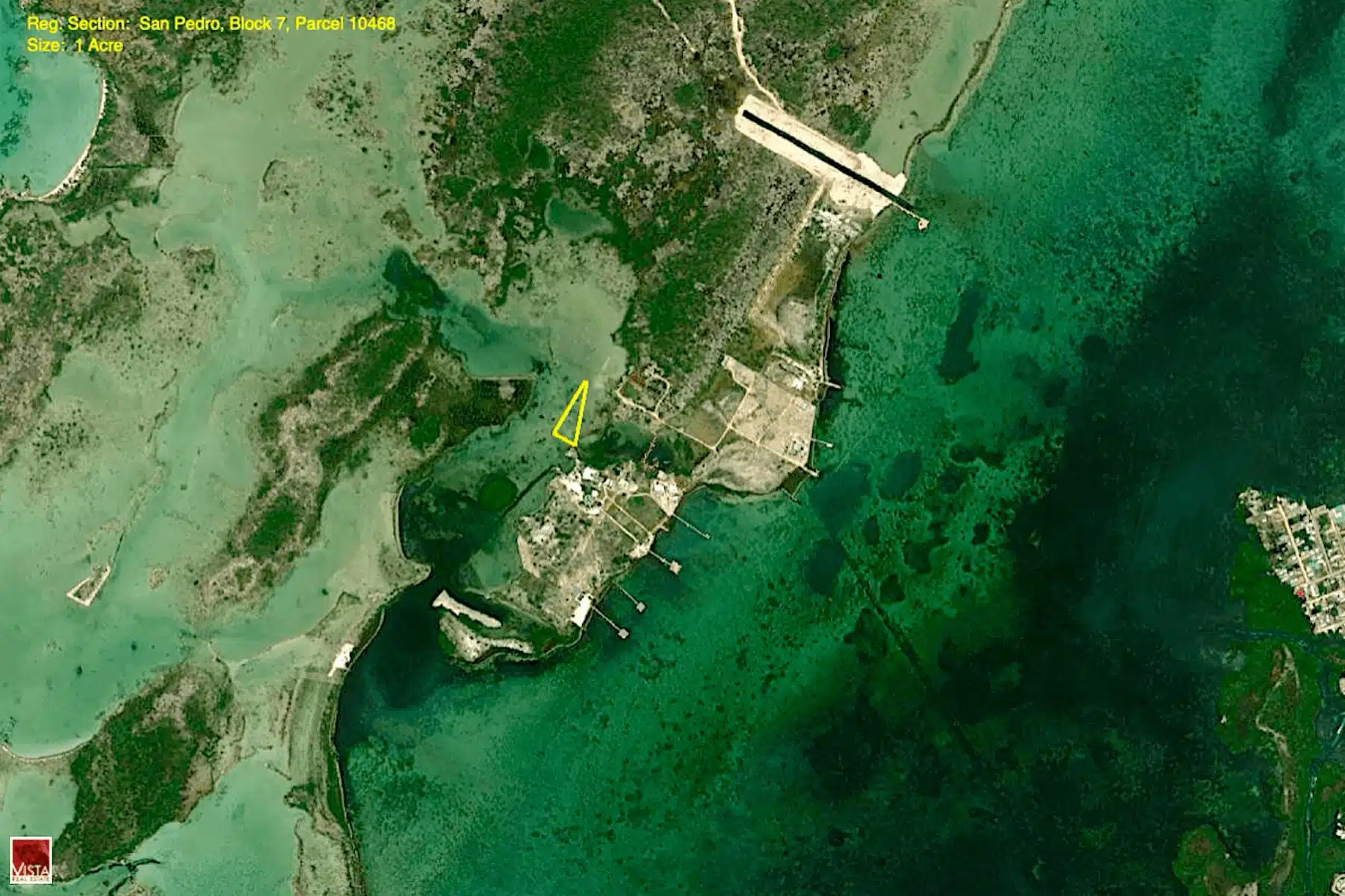 1 Acre Waterfront Property West of Ambergris Caye