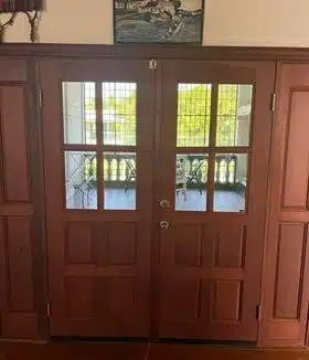 beautiful wooden double door