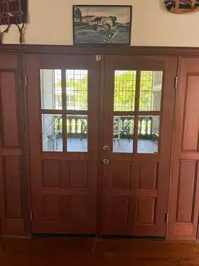 beautiful wooden double door
