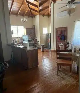 view towards kitchen