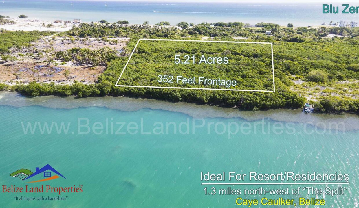 Belize-real-estate-for-sale-north-west-of-Caye-Caulker-