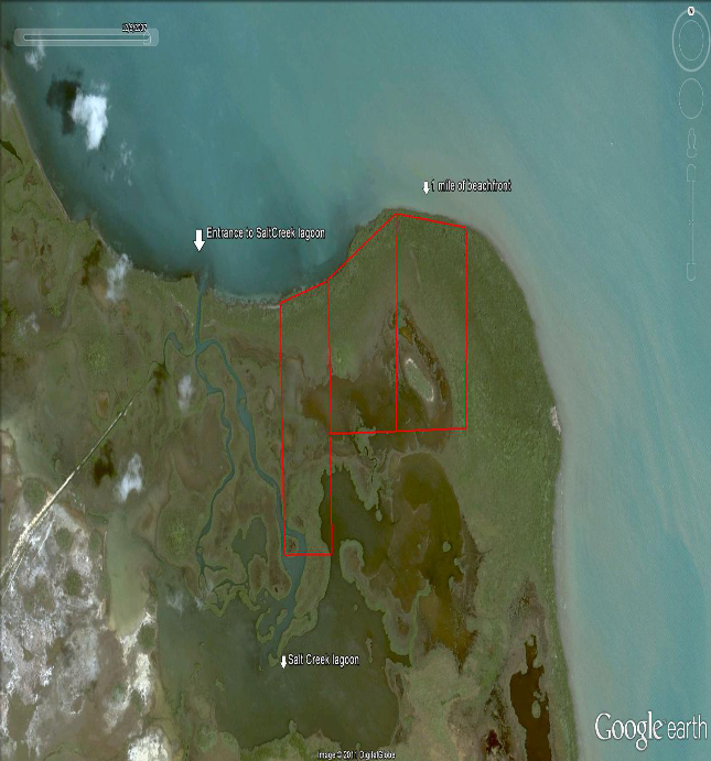 Colson Point, Dangriga, Belize- 300 Acres with one mile of mainland beach frontage.