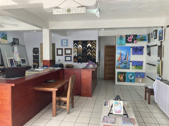 Art Gallery And Framing Studio In San Pedro Town For Sale