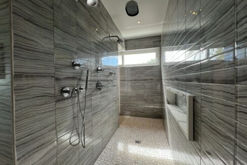 Walk-in Shower Master Bathroom-Modern Italian finish