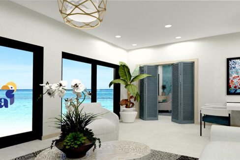 1BR-living-space-into-bedroom-Turquoise-Seas