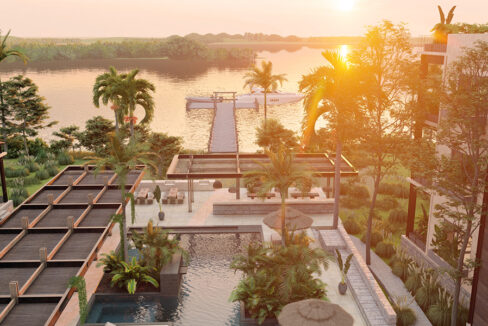 Elements-pool-sunset