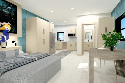 KitchenBedroom-Studio-Turquoise-Seas