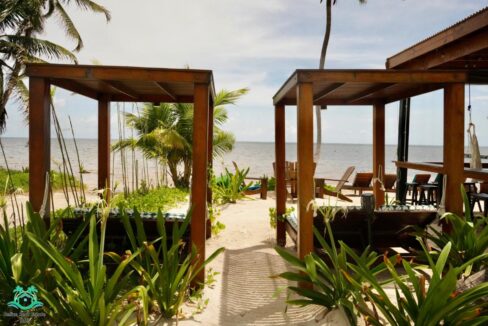 Mangata Villas – A Luxurious Adults-Only Beachfront Retreat with Moon Bar and Main House on Ambergris Caye, Belize
