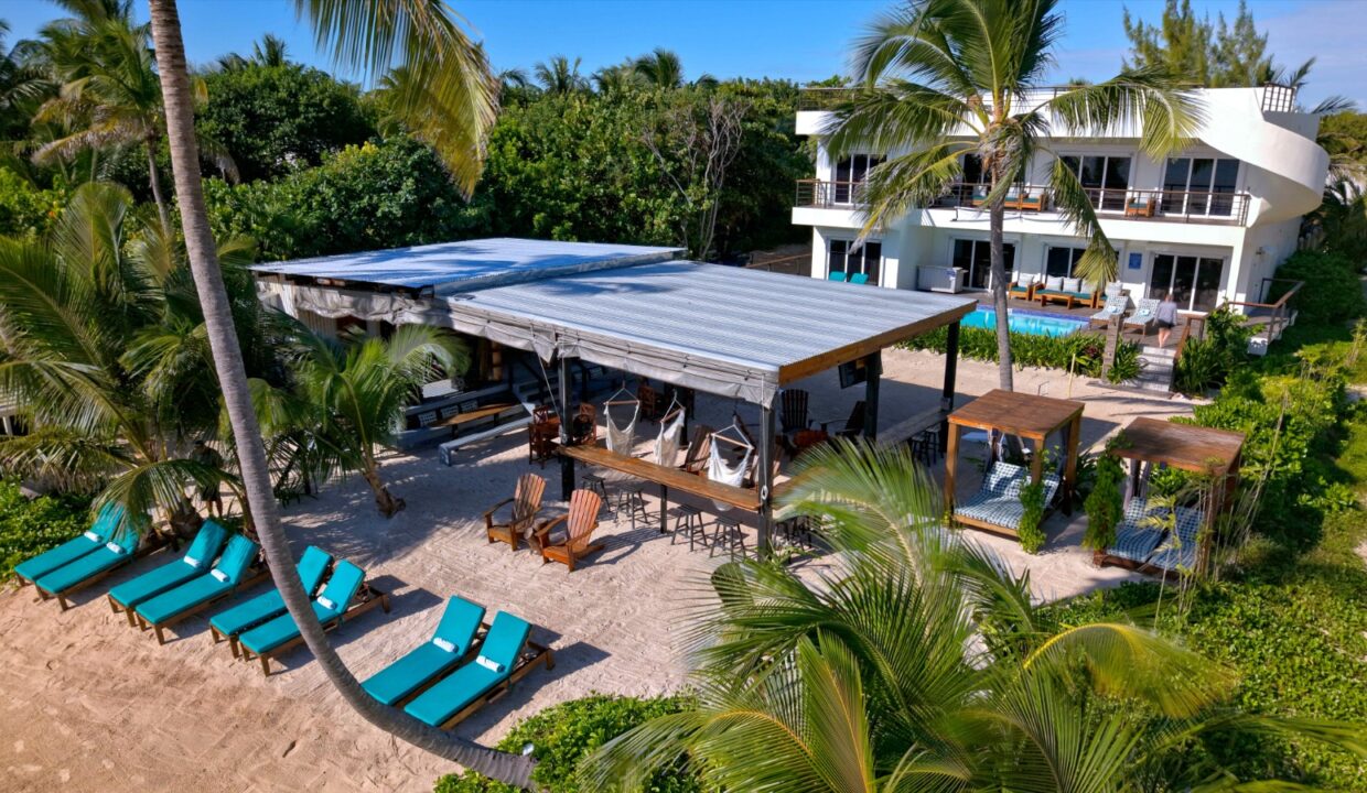 Mangata Villas – A Luxurious Adults-Only Beachfront Retreat with Moon Bar and Main House on Ambergris Caye, Belize