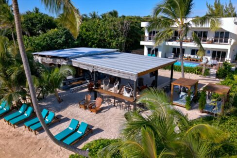 Mangata Villas – A Luxurious Adults-Only Beachfront Retreat with Moon Bar and Main House on Ambergris Caye, Belize