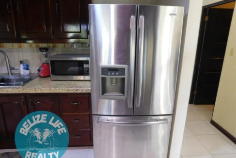 Dream House Oasis Biscayne Belize Fridge kitchen