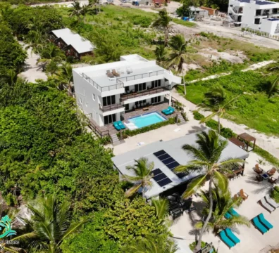 Mangata Villas – A Luxurious Adults-Only Beachfront Retreat with Moon Bar and Main House on Ambergris Caye, Belize