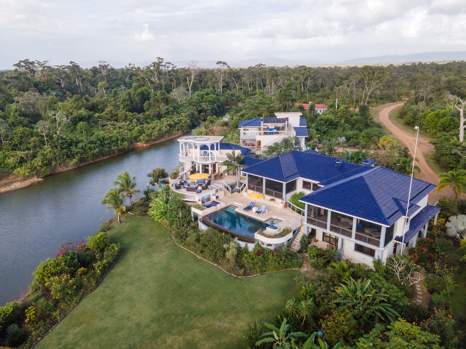 Red Rock Belize aerial paradise view