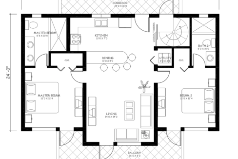 Penthouse - Main Level