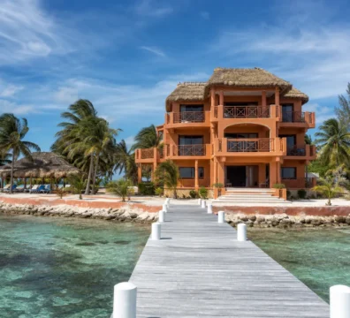 Residential property listing in Belize showing a house or building for sale to foreign buyers