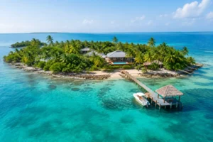 Private Islands With Homes for Sale in Belize