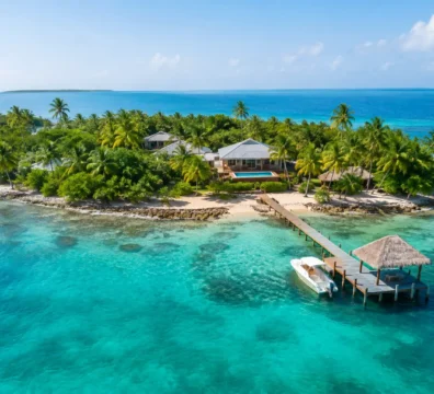 Private Islands With Homes for Sale in Belize